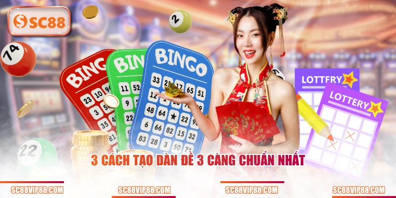 3 cách tạo dàn đề 3 càng chuẩn nhất