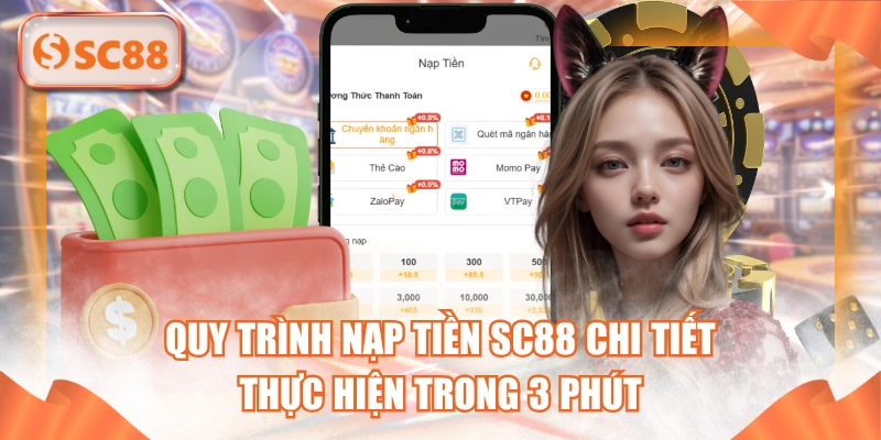 Quy Trình Nạp Tiền SC88 Chi Tiết, Thực Hiện Trong 3 Phút